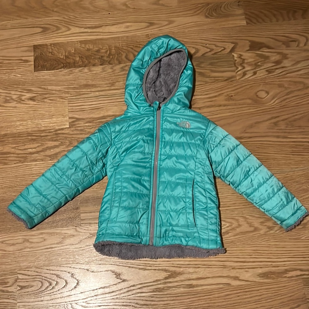 The North Face Girls Reversible Perrito Hooded Jacket
